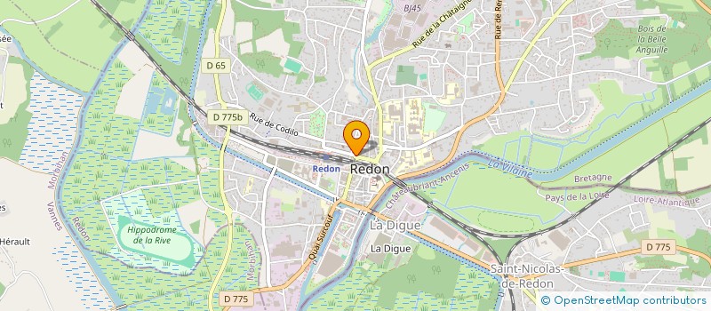 localisation de l'entreprise PROXIMMO  REDON