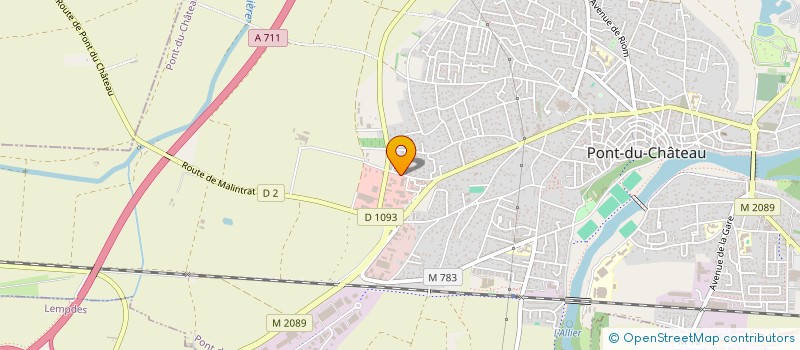 localisation de l'entreprise PROXIMO SERVICES  PONT-DU-CHATEAU