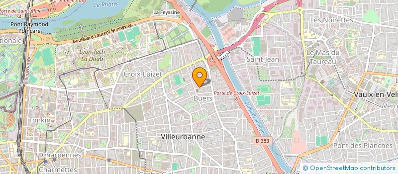 localisation de l'entreprise PROXIMUM-SERVICES  VILLEURBANNE