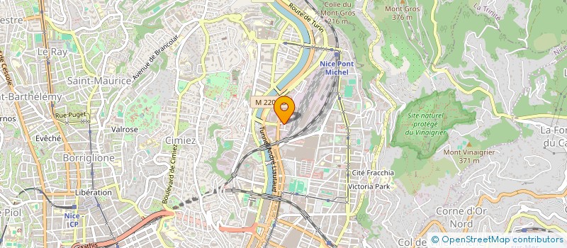 localisation de l'entreprise PROXIMUS SERVICES à NICE