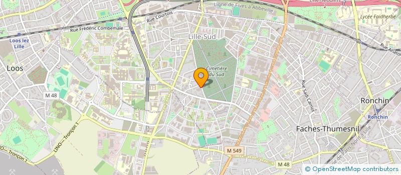 localisation de l'entreprise PROXINOR à LILLE