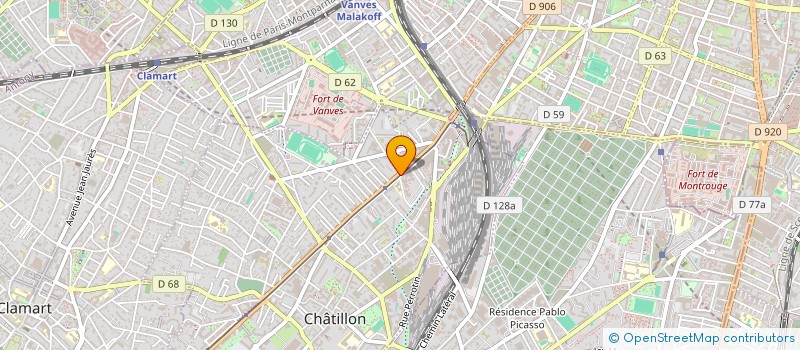 localisation de l'entreprise PROXINUM  CHATILLON