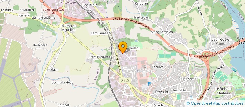 localisation de l'entreprise PROXIRADIO à LORIENT