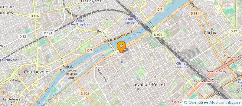 localisation de l'entreprise PROXISCOOT à LEVALLOIS-PERRET