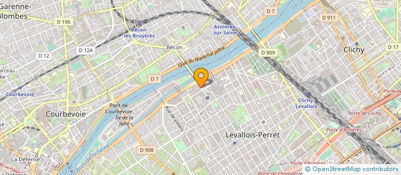 localisation de l'entreprise PROXISERVE à LEVALLOIS-PERRET