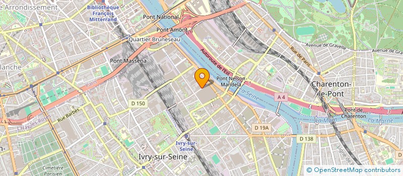 localisation de l'entreprise PROXITOYENS SAS  IVRY-SUR-SEINE