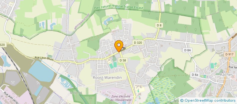 localisation de l'entreprise PROXIVAL à ROOST-WARENDIN