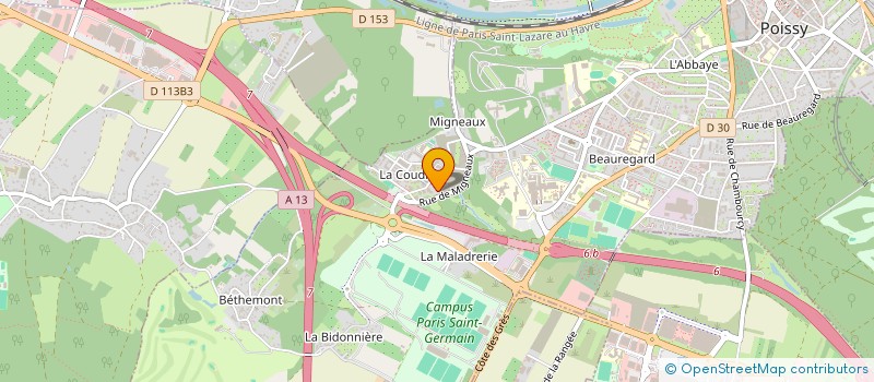 localisation de l'entreprise PROXIZONE à POISSY