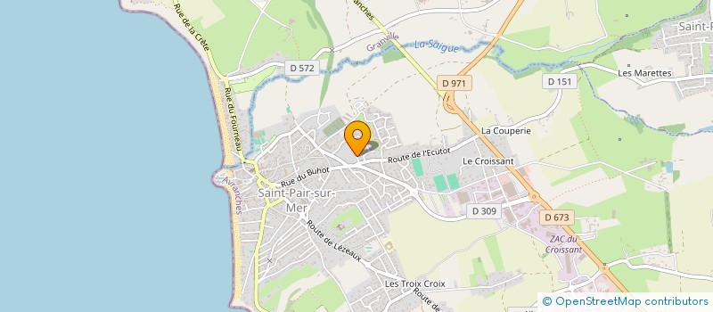 localisation de l'entreprise PROXY'COM  SAINT-PAIR-SUR-MER