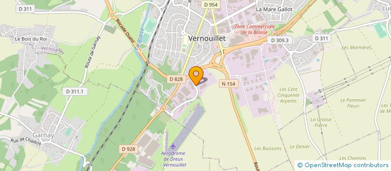 localisation de l'entreprise PROXY LOG à VERNOUILLET
