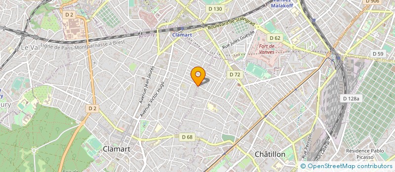 localisation de l'entreprise PROXY'MARKET à CLAMART