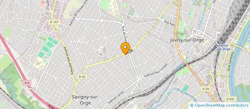 localisation de l'entreprise PROXY METAL  SAVIGNY-SUR-ORGE