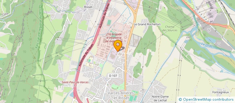 localisation de l'entreprise PROXY PAPERS DEVELOPPEMENT à VARCES-ALLIERES-ET-RISSET