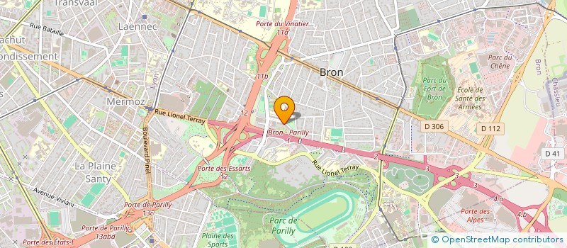 localisation de l'entreprise PROXY VTC à BRON