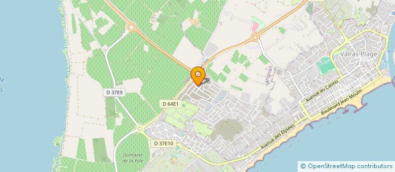 localisation de l'entreprise PROXYBAT  SERIGNAN