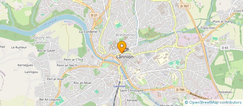 localisation de l'entreprise PROXYCAR  LANNION