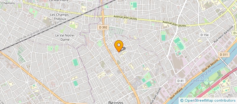 localisation de l'entreprise PROXYFAST  BEZONS