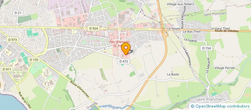 localisation de l'entreprise PROXYMED à GRANVILLE