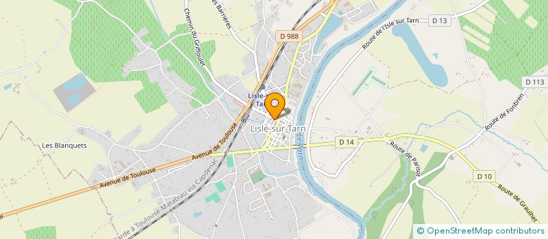 localisation de l'entreprise PROXYMITE PC à LISLE-SUR-TARN