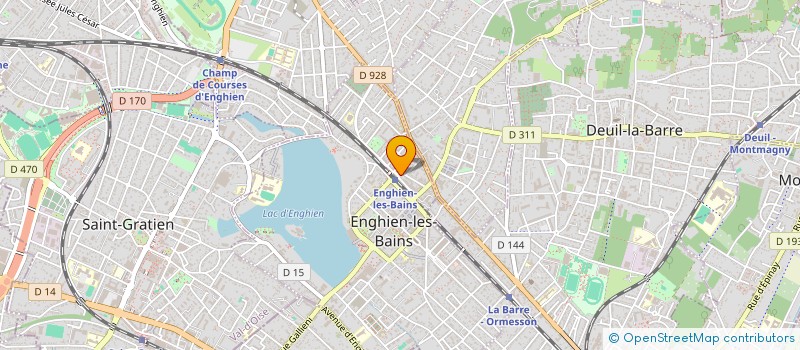 localisation de l'entreprise PROXYONE  ENGHIEN-LES-BAINS