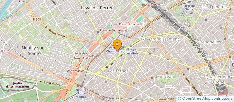 localisation de l'entreprise PROYA EUROPE  COURBEVOIE