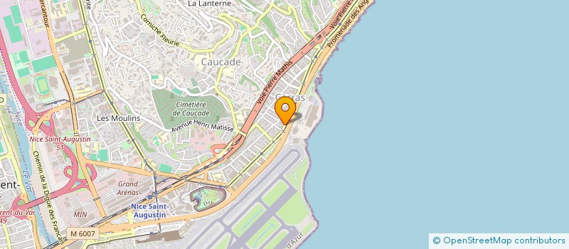 localisation de l'entreprise PROYAMI à NICE