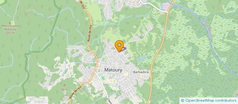 localisation de l'entreprise PROZERB973 à MATOURY