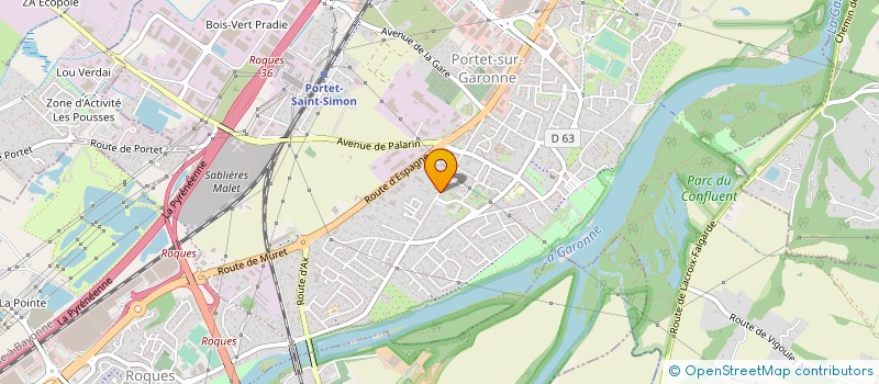 localisation de l'entreprise PROZIC à PORTET-SUR-GARONNE