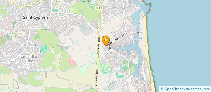 localisation de l'entreprise PRP à SAINT-CYPRIEN