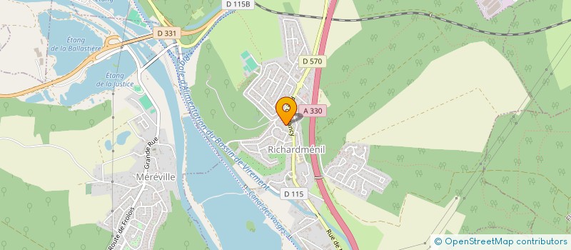 localisation de l'entreprise PRP CONSEILS  RICHARDMENIL