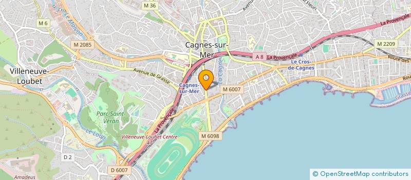 localisation de l'entreprise PRR INVEST à CAGNES-SUR-MER