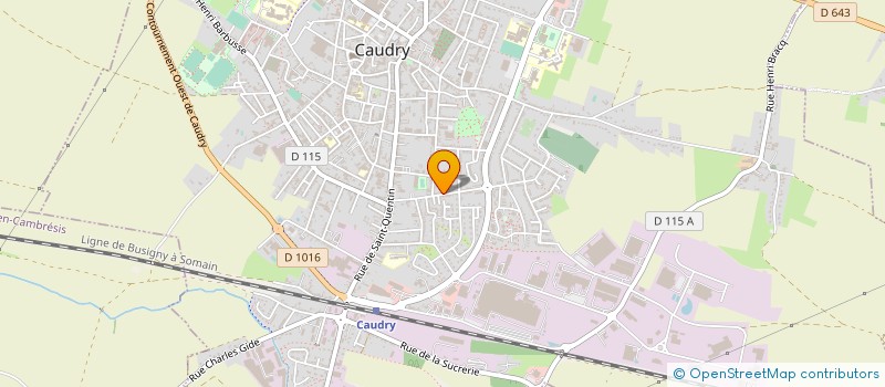 localisation de l'entreprise PRS à CAUDRY