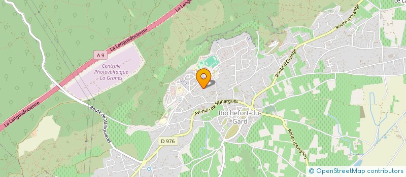 localisation de l'entreprise PRS à ROCHEFORT-DU-GARD