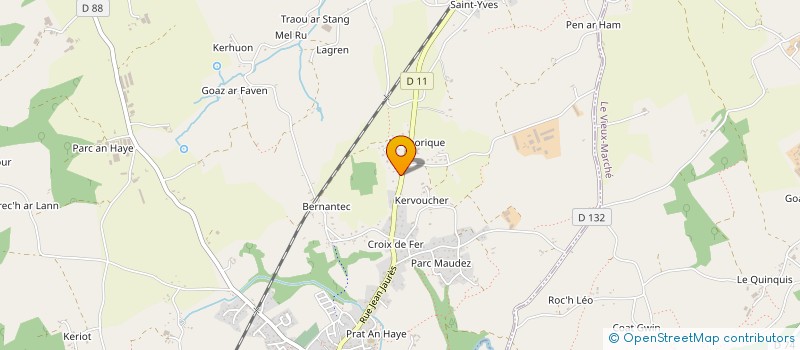 localisation de l'entreprise PRS  LE VIEUX-MARCHE