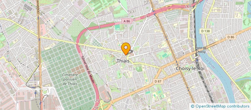 localisation de l'entreprise PRS  ORLY