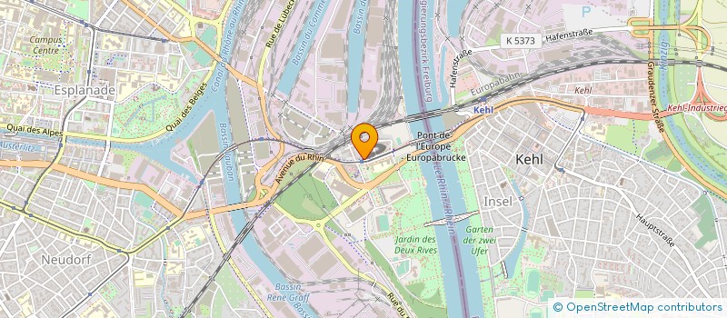 localisation de l'entreprise PRS BATIMENT à STRASBOURG