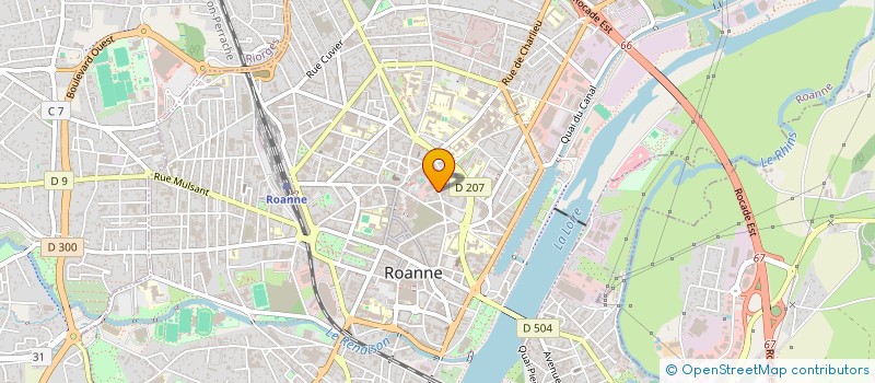 localisation de l'entreprise PRSMOTOQUAD  ROANNE