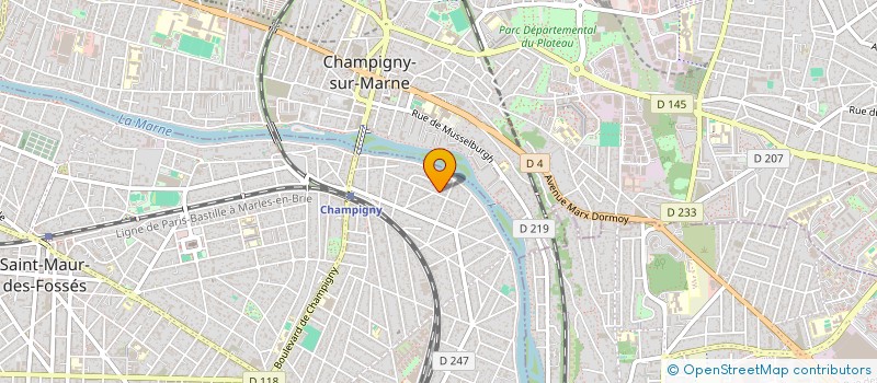 localisation de l'entreprise PRT IMMO à SAINT-MAUR-DES-FOSSES
