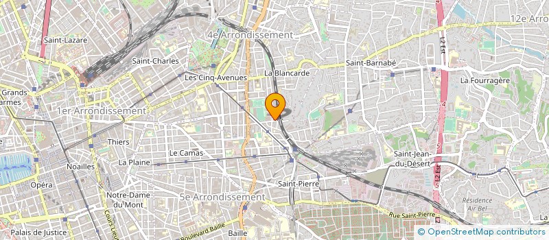 localisation de l'entreprise PRTB à MARSEILLE