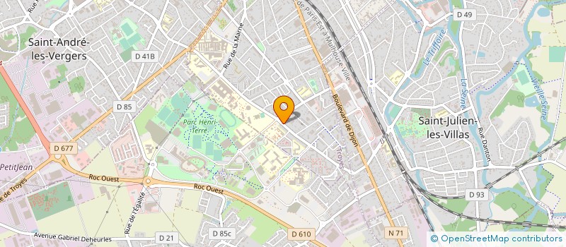 localisation de l'entreprise PRTJ à TROYES