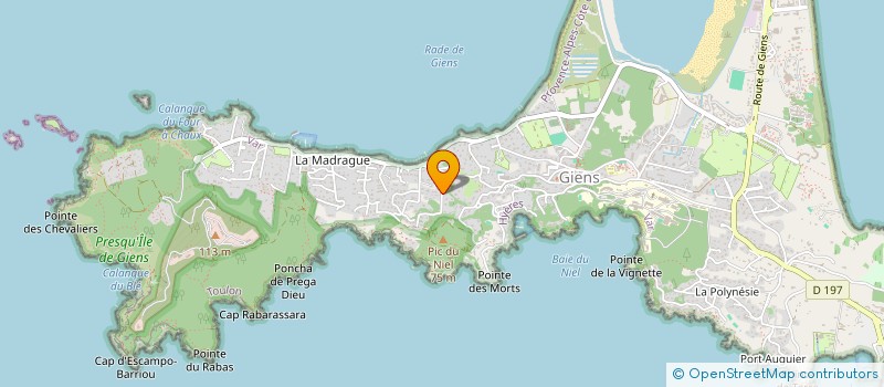 localisation de l'entreprise PRUD'HOMIE DES PATRONS PECHEURS DE GIENS à HYERES