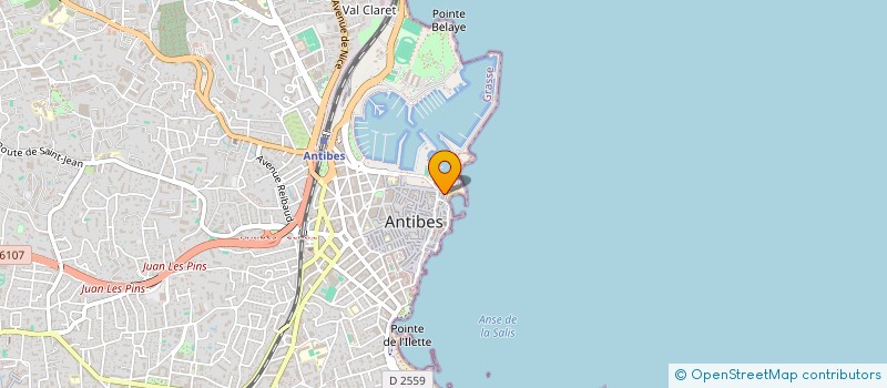 localisation de l'entreprise PRUD'HOMIE DES PECHEURS D'ANTIBES à ANTIBES