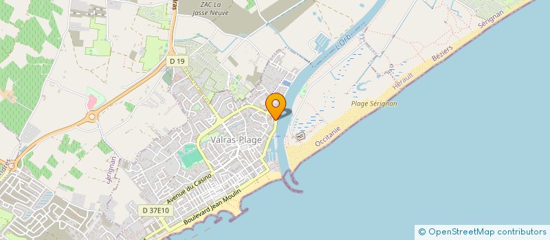 localisation de l'entreprise PRUD HOMIE DES PECHEURS DE VALRAS  VALRAS-PLAGE