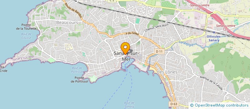 localisation de l'entreprise PRUD'HOMIE PATRONS PECHEURS SANARY  SANARY-SUR-MER