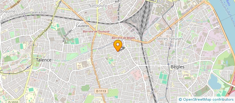 localisation de l'entreprise PRUD'HOMME à BEGLES