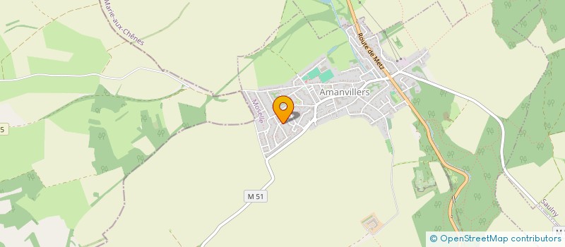 localisation de l'entreprise PRUDE-HOME  AMANVILLERS