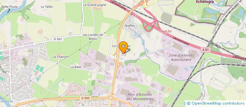 localisation de l'entreprise PRUDENCE MACE  CHANGE