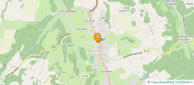 localisation de l'entreprise PRUDENCE PARIS  BEAUMONTOIS EN PERIGORD