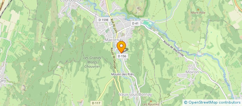 localisation de l'entreprise PRUDENT IMMO  MACORNAY