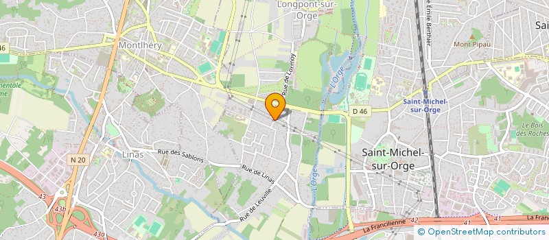 localisation de l'entreprise PRUDENT IMMO à LONGPONT-SUR-ORGE